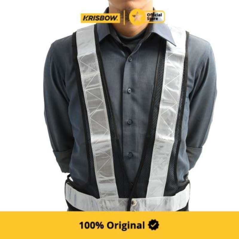 Promo Krisbow Safety Vest Rompi Pengaman Mesh (Ukuran M) Diskon 33 di