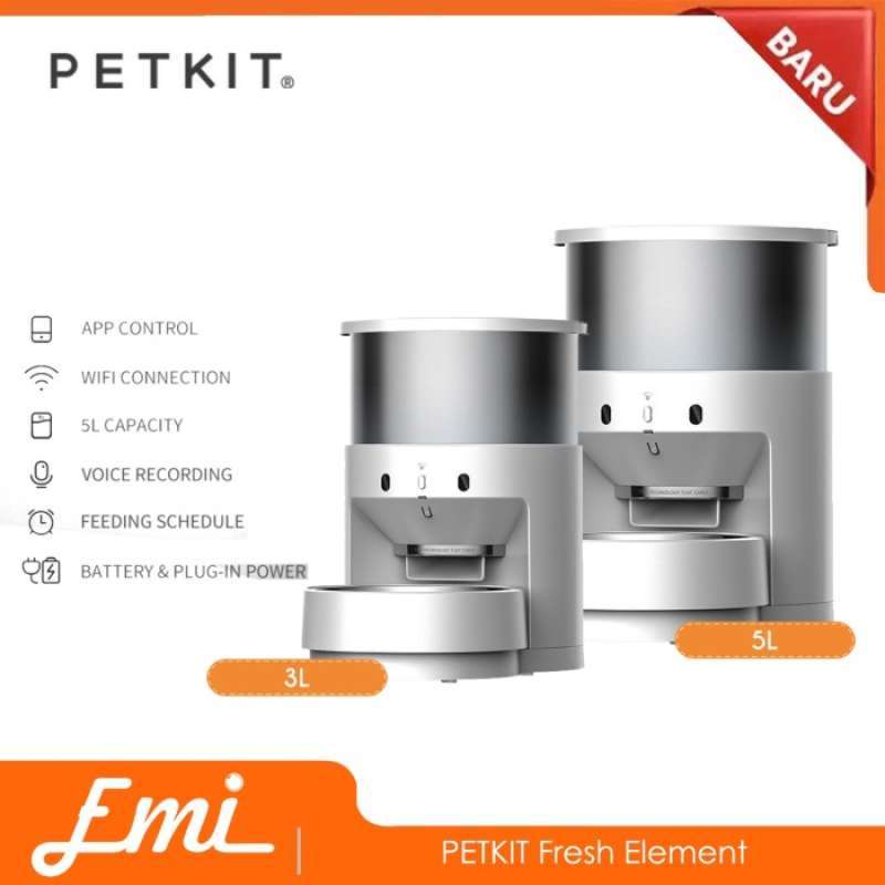 Promo PETKIT Fresh Element 3 Feeder Tempat Makan Hewan Diskon 26% di ...