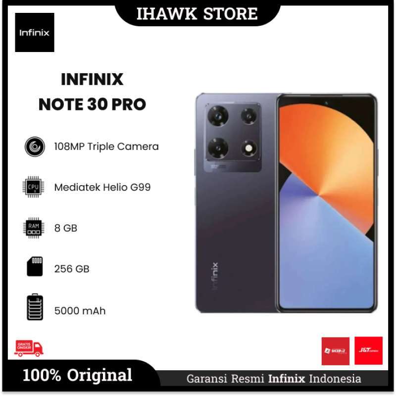 Jual Infinix Note 30 Pro 8/256 Gb 8/256gb Garansi Resmi 12 Bulan Di ...