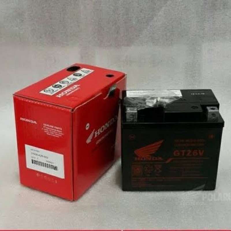 Promo Aki Accu Battery Gtz6v 31500kzr602 Ori Ahm Honda Diskon 17% Di