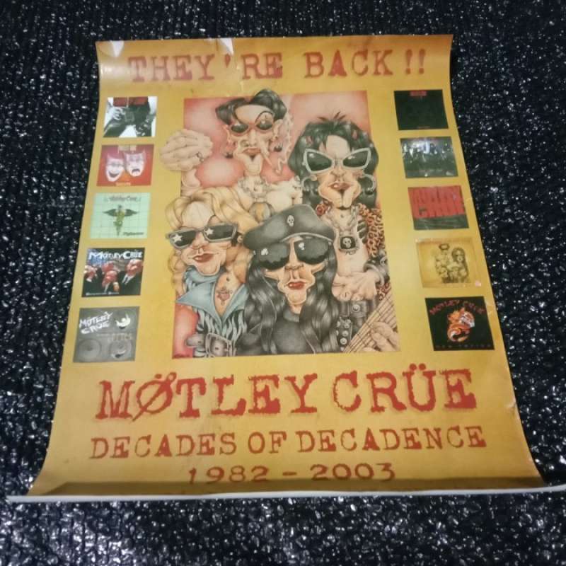 Promo Poster Dinding, Motley Cruedecades Of Decadence 19822003 Diskon