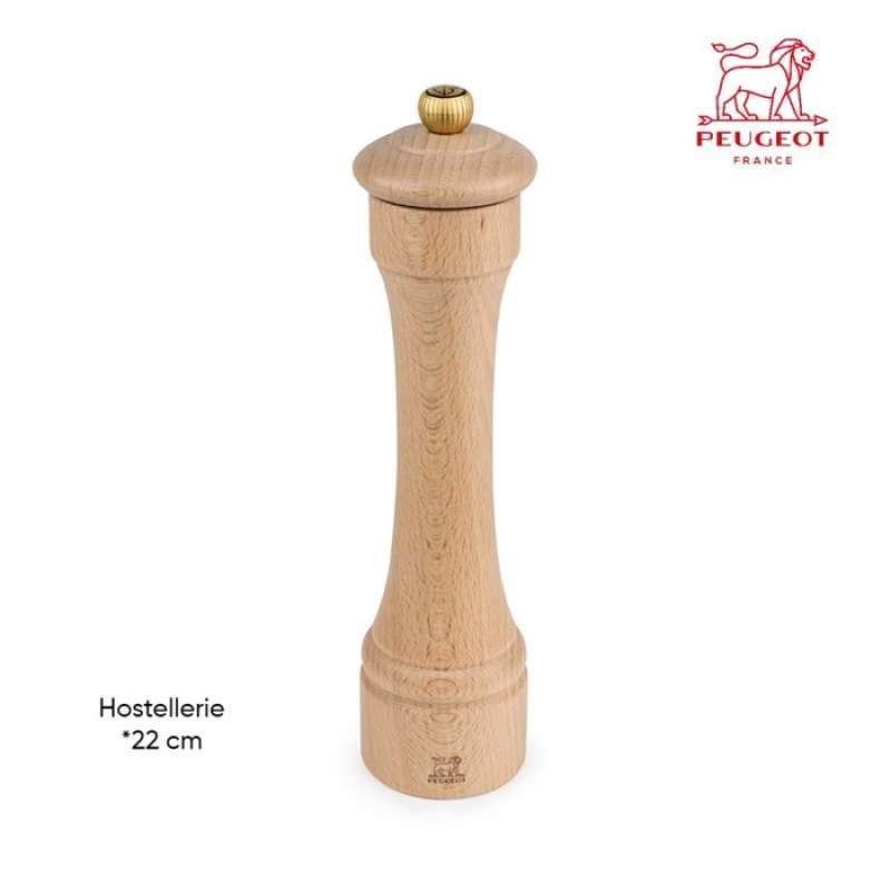 Promo Peugeot Hostellerie Pepper Mill 22cm Wood Natural 8061 Diskon 23