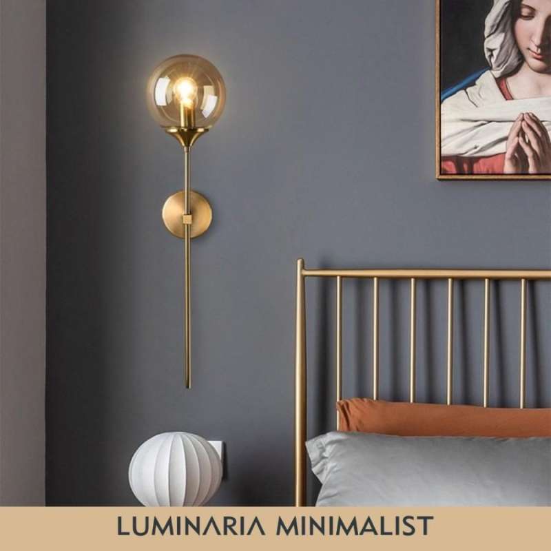 Jual Luxury Ball Pendant Wall Lamp Lampu Hias Dinding Bola Minimalist