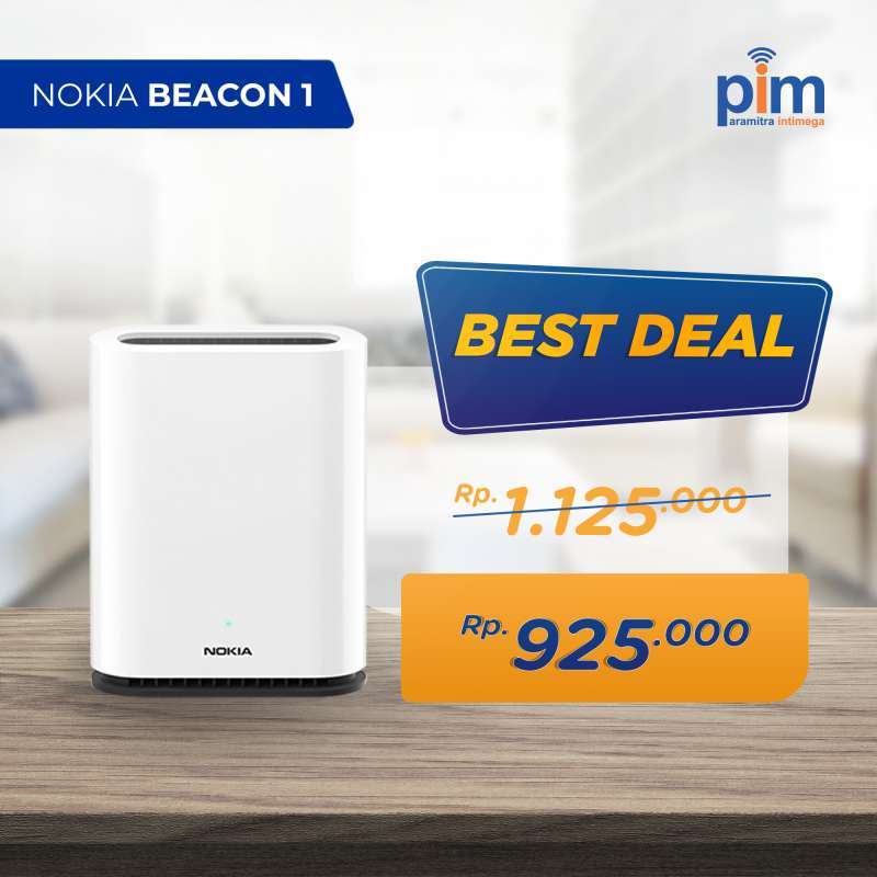 Jual nokia wifi beacon 1 mesh router resmi access point extender di