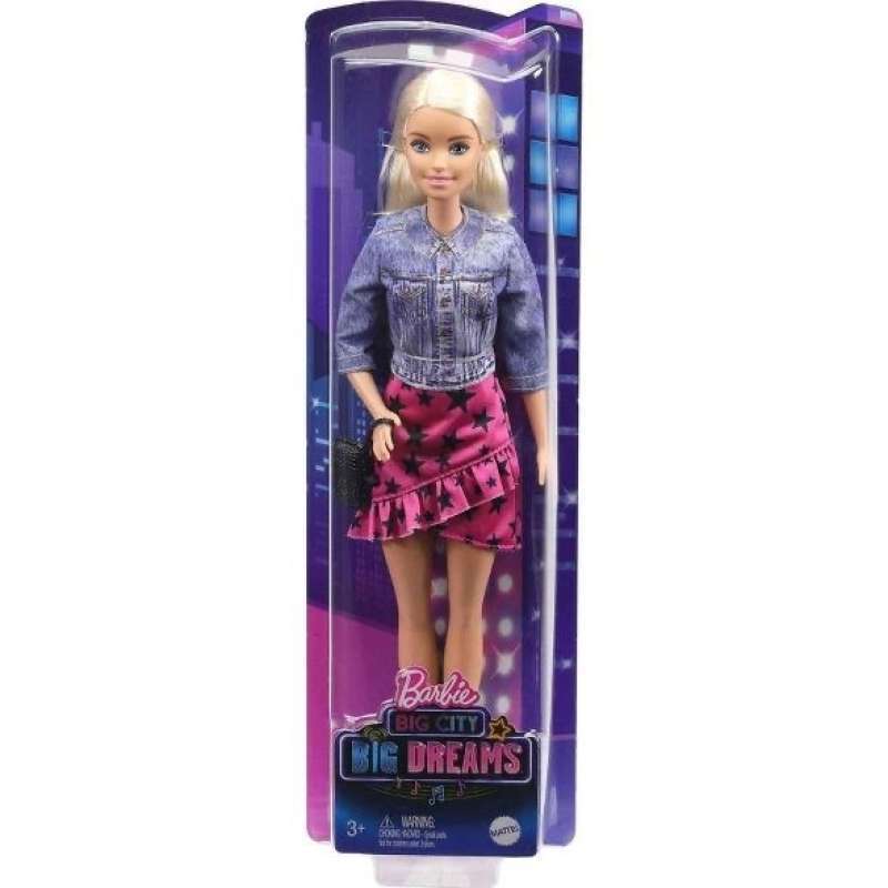 Barbie Sweet Dreams Plush Doll – 13.5" Soft Malibu Barbie In Pajamas With Fuzzy Sleeves & Headband