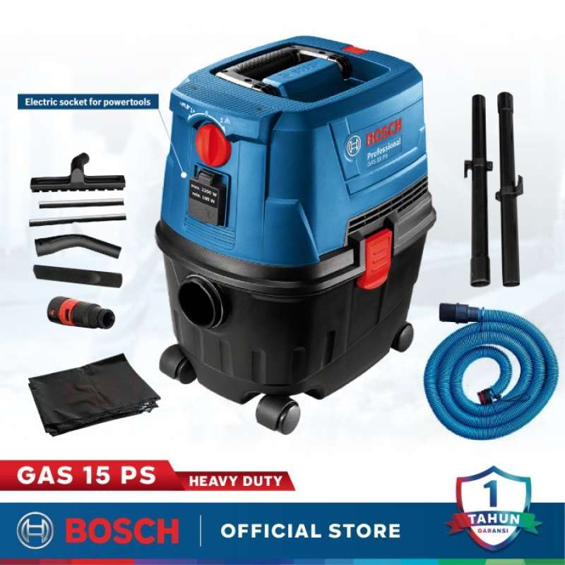Promo Gas 15 Bosch Professional Vacuum Cleaner Wet & Dry Gas15 Gas 15 ...