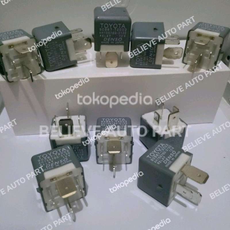 Promo RELAY LAMPU RELAY HEADLAMP KAKI 4 90987T2002 INOVA/AVANZA/FORTUNER Diskon 17 di Seller