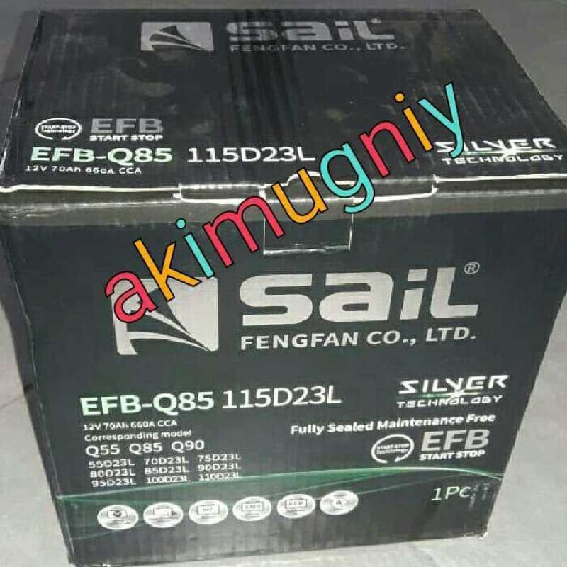 Promo Aki Q85 Sail Istop Mazda Cx5 Mazda 2 Biante Alphard 12V 70Ah Cca