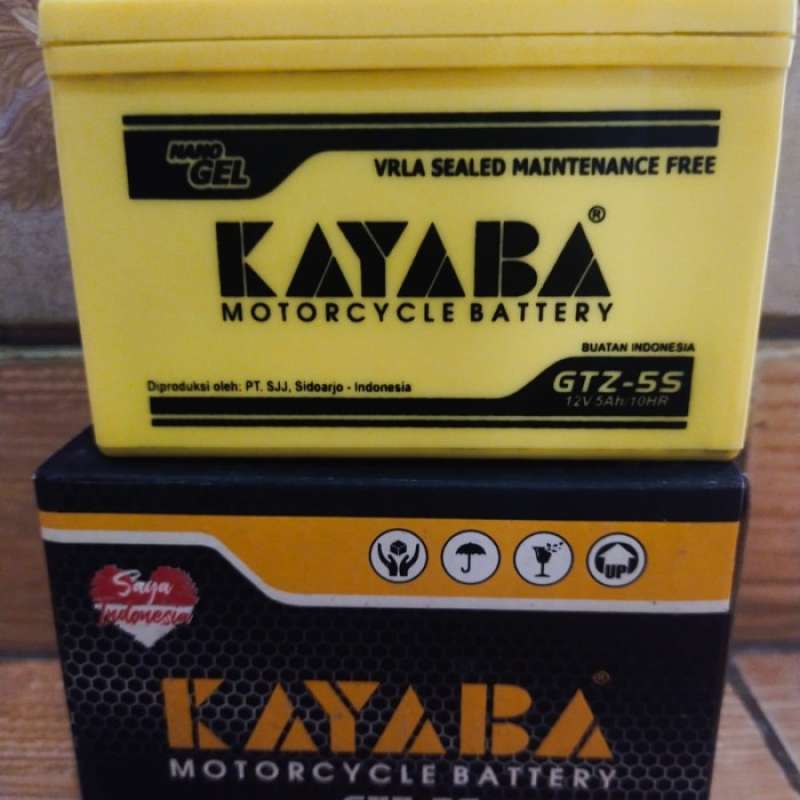 Promo Aki / Accu Mio Kayaba Gtz5S 12V 5Ah Diskon 23% di Seller