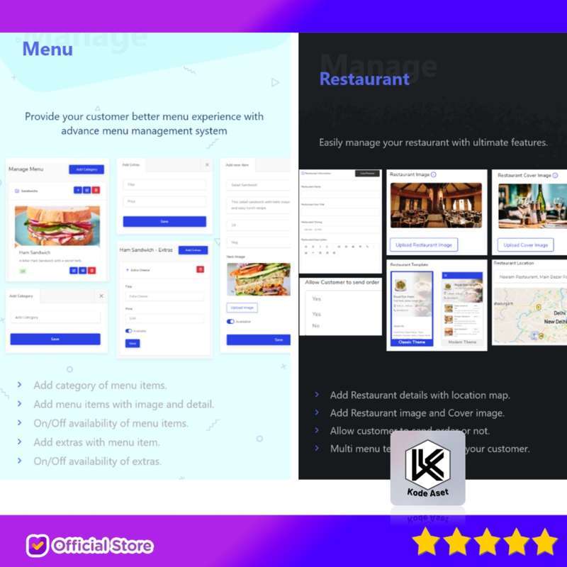 Promo Source Code Aplikasi Quickqr - Saas - Qr Code Restaurant Menu ...