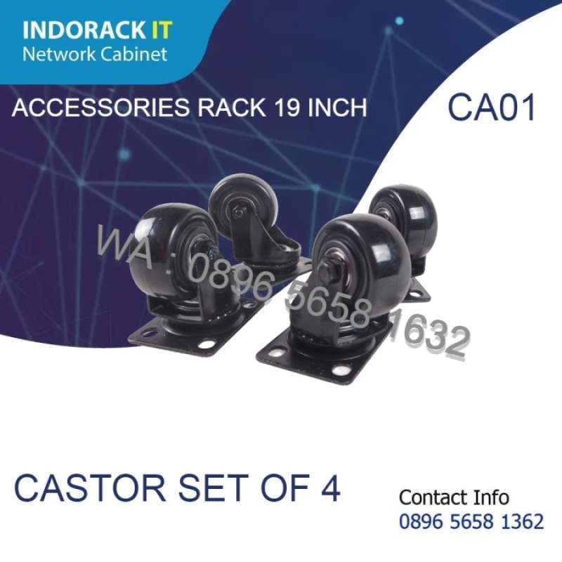 Promo Castor Roda Wallmount Open Close Rack Rak Server CA01 Diskon 23