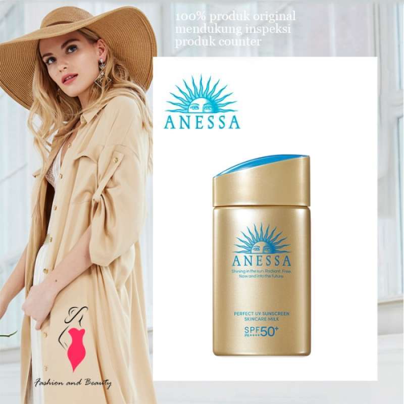 Promo Anessa Perfect UV Sunscreen Gel milk spray Spf 50+ Pa++++Anessa ...