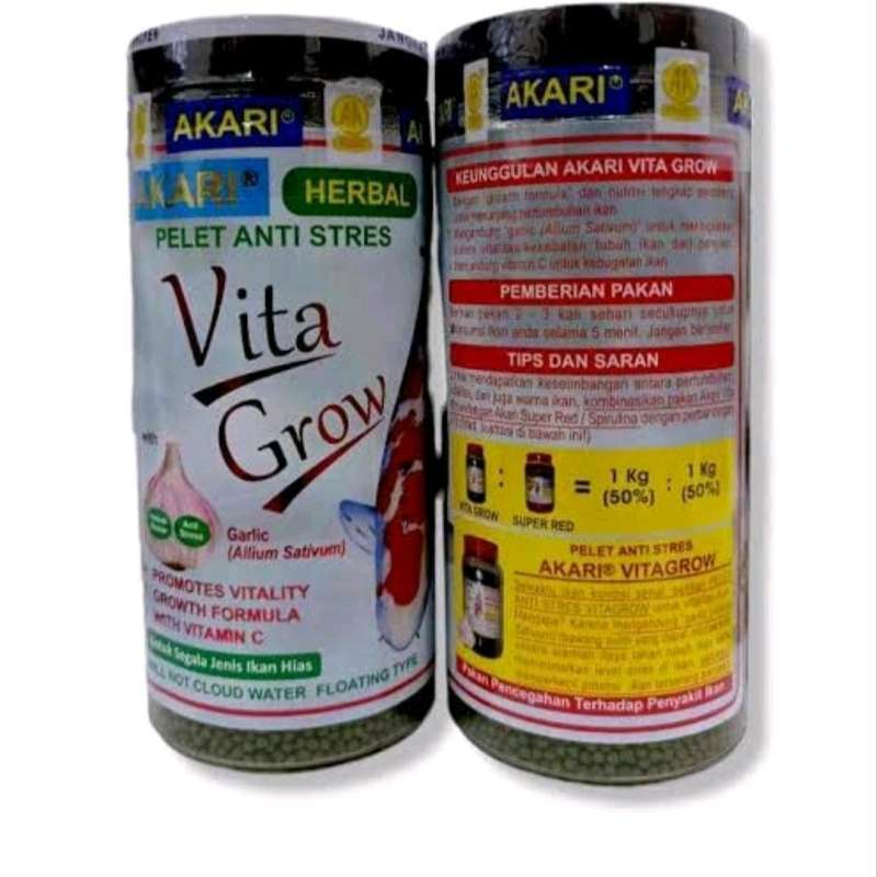 Jual Akari 100 Gr Vitagrow Super Red Spirulina Goldfish Super Red ...