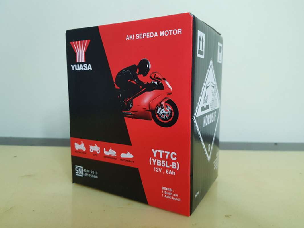 Promo Aki Motor Yamaha Jupiter MX 135 lama YT7C Yuasa Original Accu