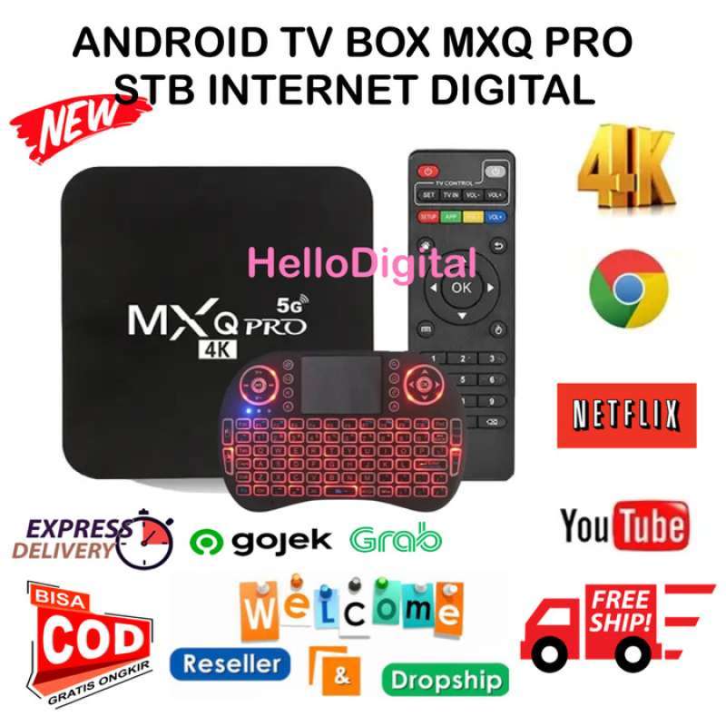 Promo Android TV BOX MXQ PRO 5G 4K Ultra HD / SET TOP BOX MXQ PRO 5G ...
