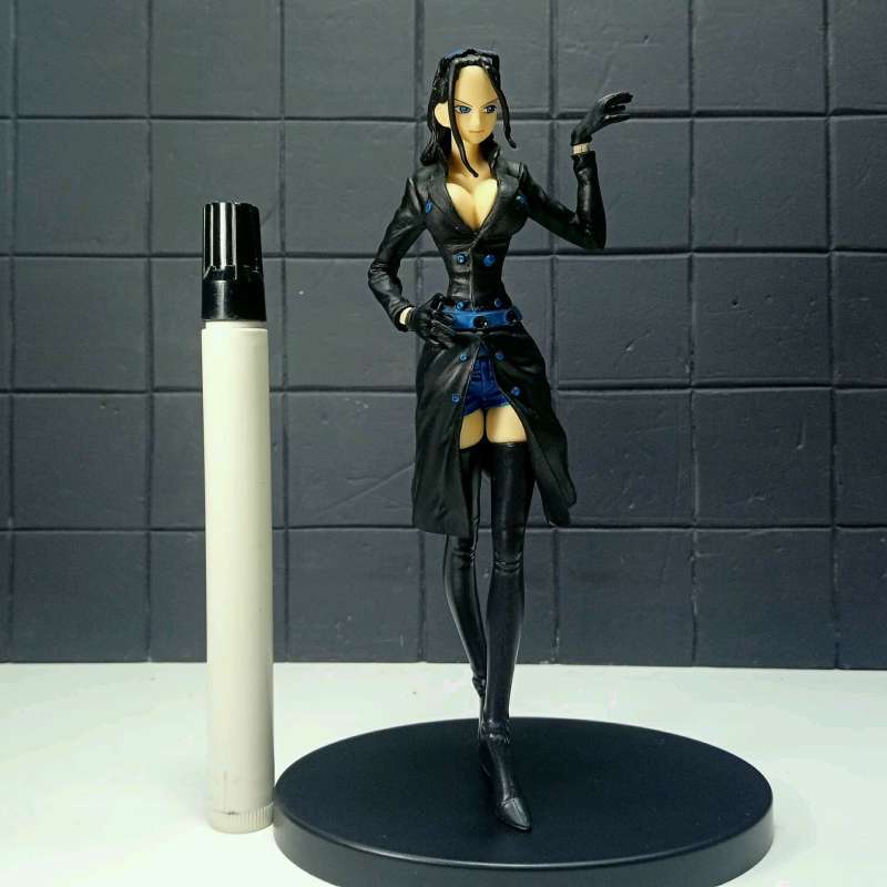 Jual mainan action figure nico robin black jacket one piece tinggi