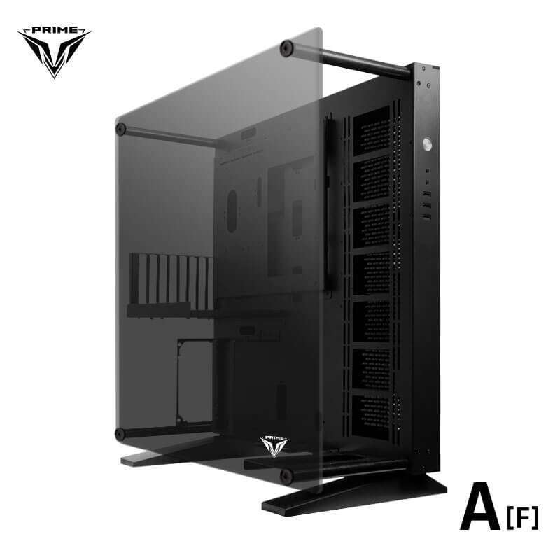 Promo Casing Prime A-[f] Alumunium Gaming Case Left Tempered Glass Open ...