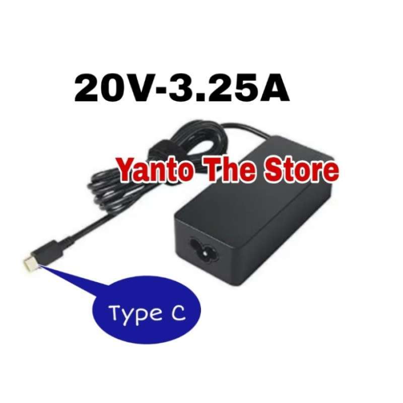Chargeur 65W USB-C Pour Lenovo ThinkPad, IdeaPad, Yoga Et Autres Ordinateurs Portables - Compatible Large Gamme - 5