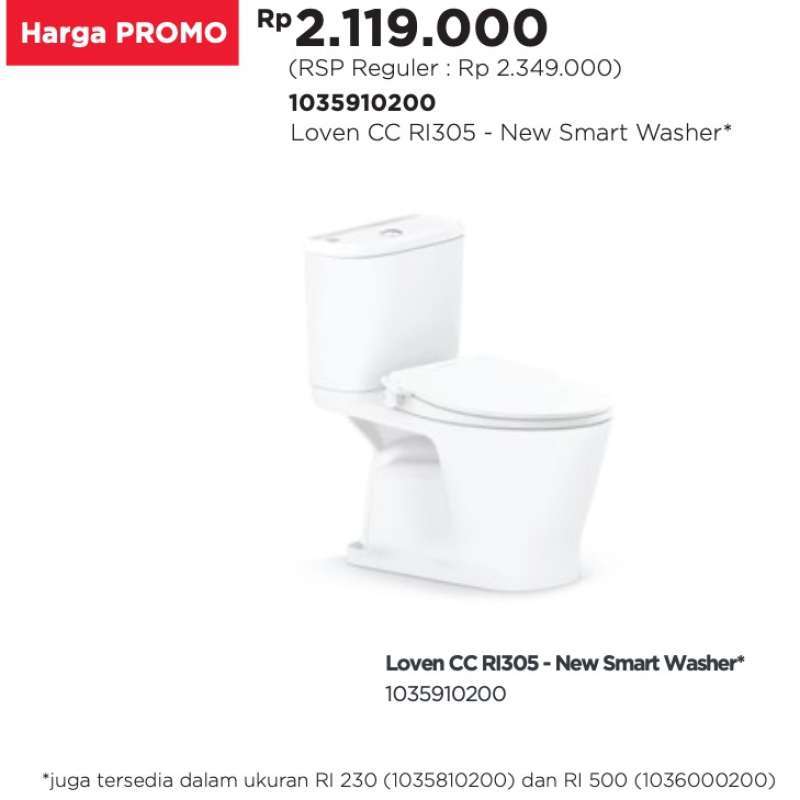 Jual Kloset Close Coupled Toilet American Standard Loven Smart Washer