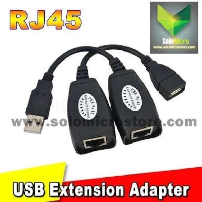 Jual USB Extension Adapter Up To 30m 30 Meter / USB Extender Via Kabel ...