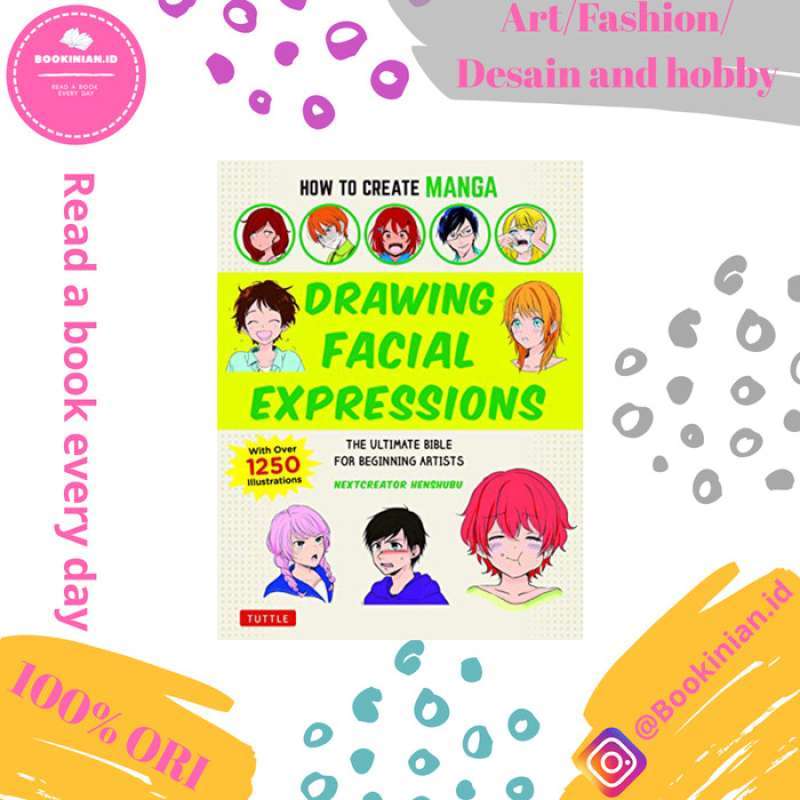 Promo How To Create Manga: Drawing Facial Expressions Diskon 25% Di ...