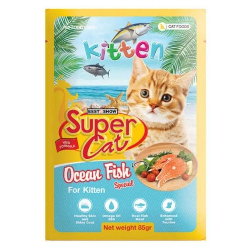 Promo Best In Show Supercat Ocean Fish 85g Pch Diskon 14 Di Seller
