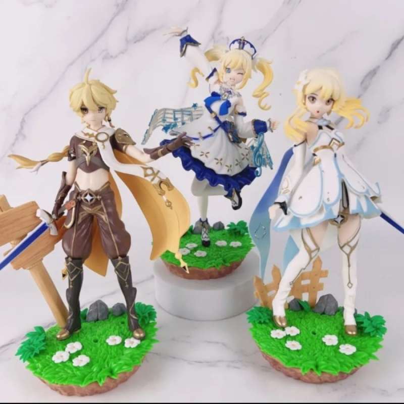 Zhongkaihua Action Figure Anime Lumine Aether PVC - Modello Da Collezione 20 Cm