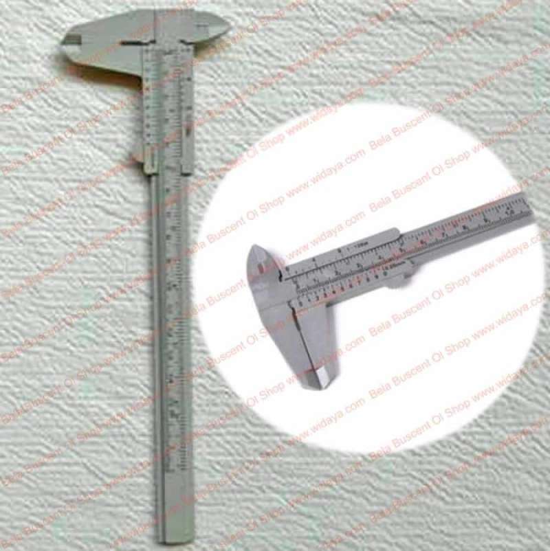Promo Plastic Vernier Caliper Manual 150mm Non Digital Sigmat Jangka
