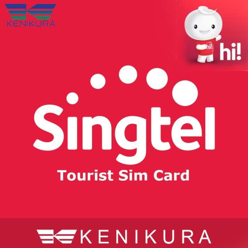 Jual Singapore Sim Card by SINGTEL Hi Tourist simcard data dan call