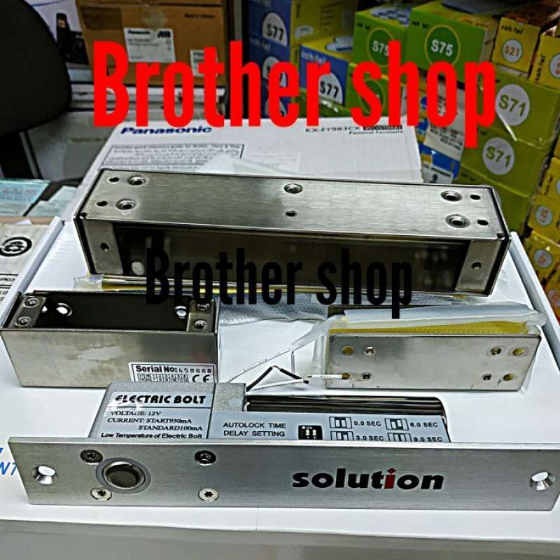 Promo Mesin Absensi Sidik Jari Solution Drop Bolt Lock Diskon 23% Di ...