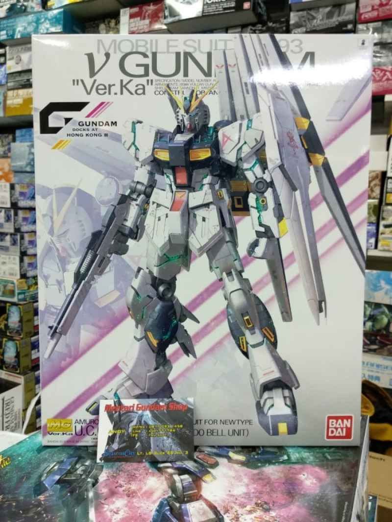 MG νガンダム Ver.Ka 香港　限定　クリア 香港限定 MG νガンダム Ver.Ka クリア 1/100 GUNDAM SIDE-F」限定