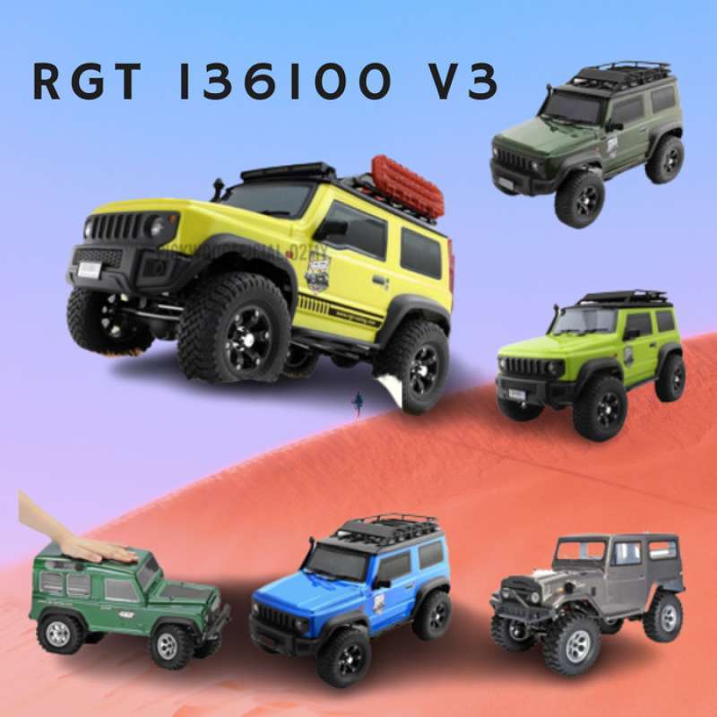 Promo RC CAR MOBIL OFFROAD HSP RGT 136100 V3 RGT JIMNY ROCK