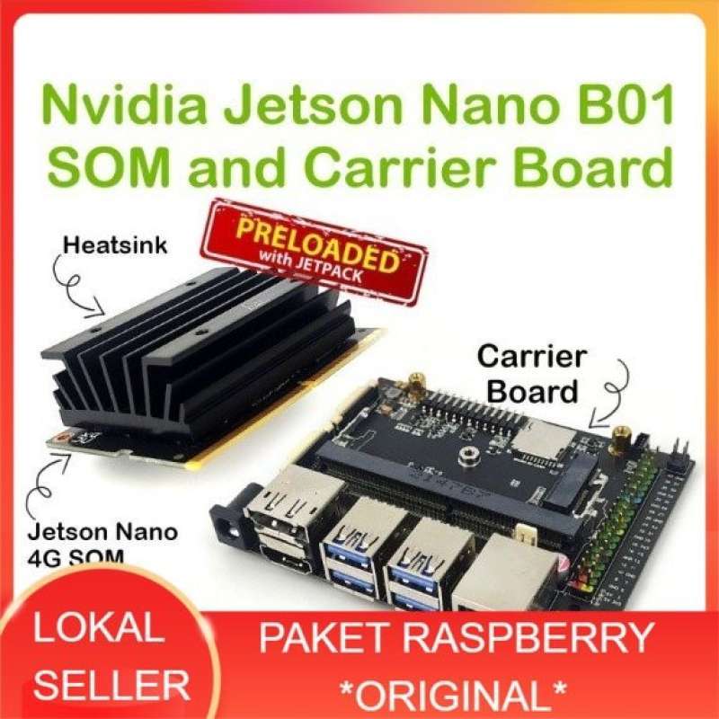 Jual Nvidia Jetson Nano B01 Som With Carrier Board And Power Supply Di Seller Tokoasiariau