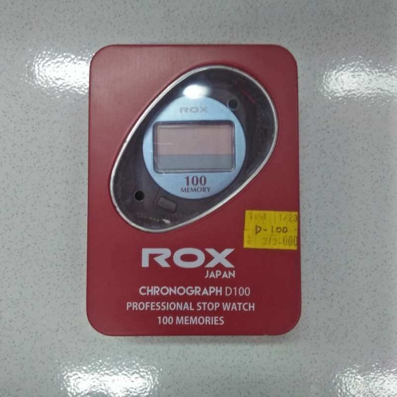 Promo Stopwatch Stop Watch Rox Cronograph 100 M Memory Original Diskon ...