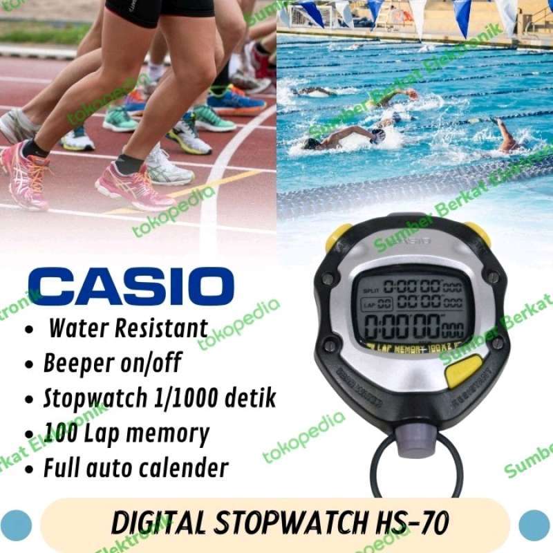Jual Stopwatch Casio Hs 70 W alat Pengukur Waktu Di Seller Aaron Kebon Kacang Kota Jakarta Pusat Blibli