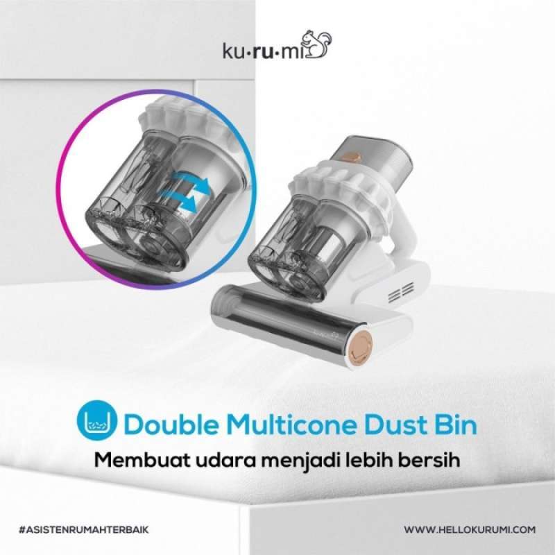 Promo Kurumi KV 01 Turbo Anti Dust Mites UV Vacuum Cleaner Diskon 23 di Seller Broman