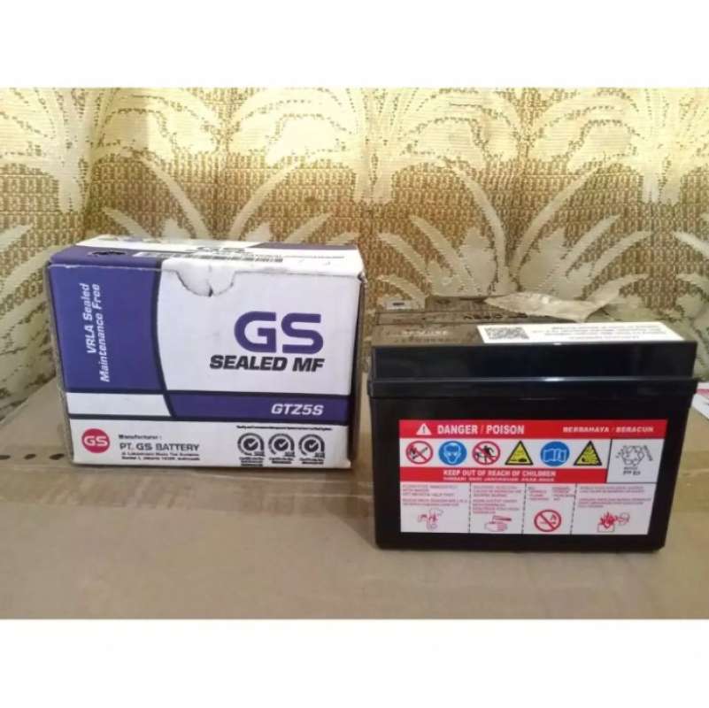 Promo AKI MOTOR HONDA BEAT GS ASTRA GTZ5S GARANSI Diskon 2% di Seller