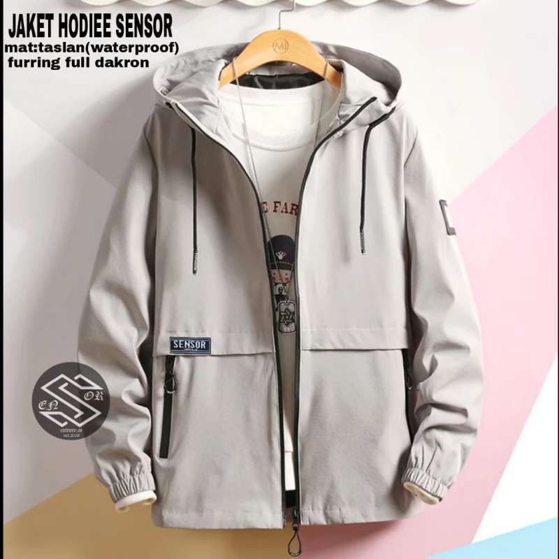 Jaket sensor hoodie top