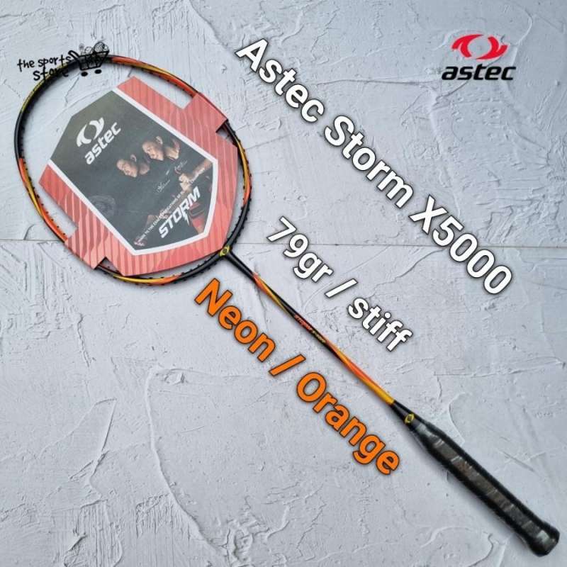 Jual Raket Badminton Astec Storm X5000 5u/79g Bulutangkis Di Seller The ...