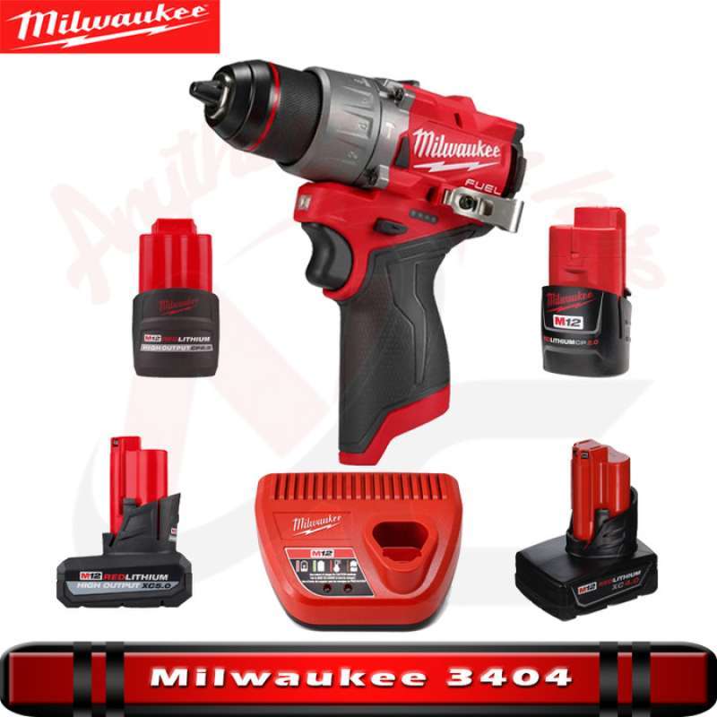 Promo Milwaukee 3404-20 M12 FUEL 1/2 Hammer Drill/Driver IN Pack List ...