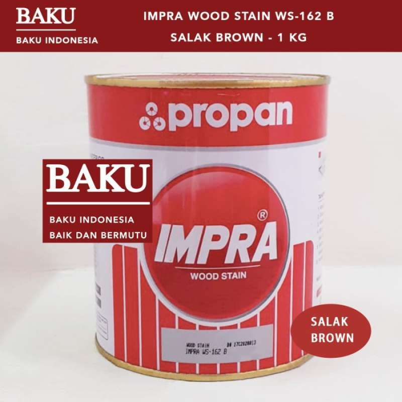Promo Impra Wood Stain Ws 162 B Salak Brown 1 Kg Diskon 23 di Seller
