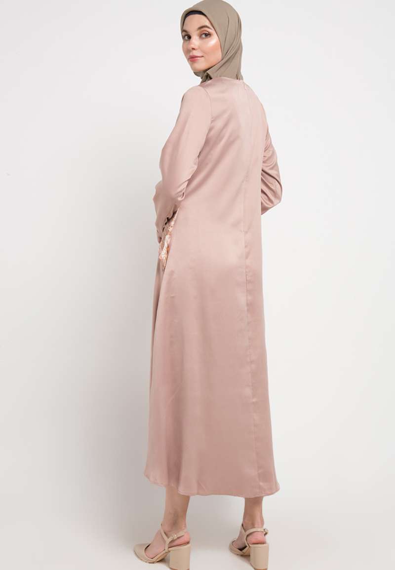 knee length dresses for ladies Haley Maxi Dress Brown main image 1
