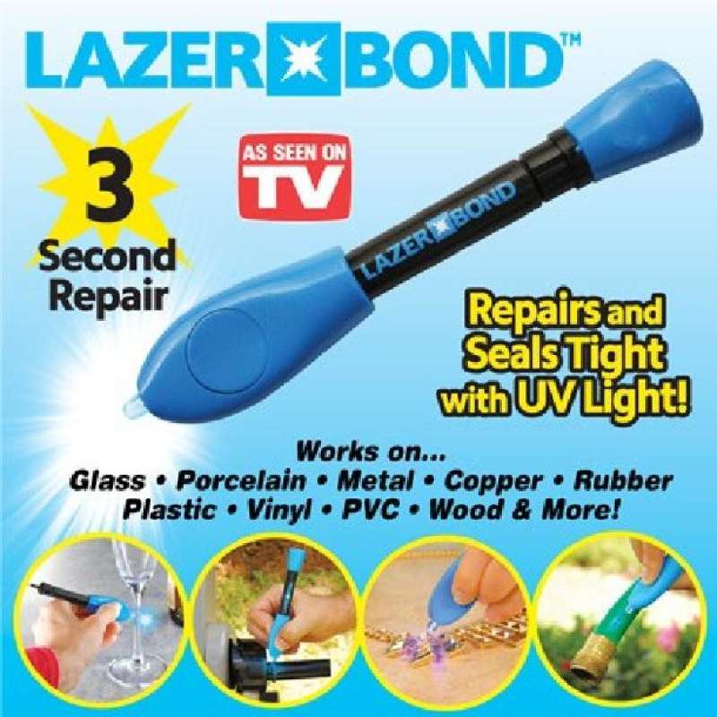 Jual LAZERBOND 3 Second Fix - Lem Sinar UV Multifungsi di Seller