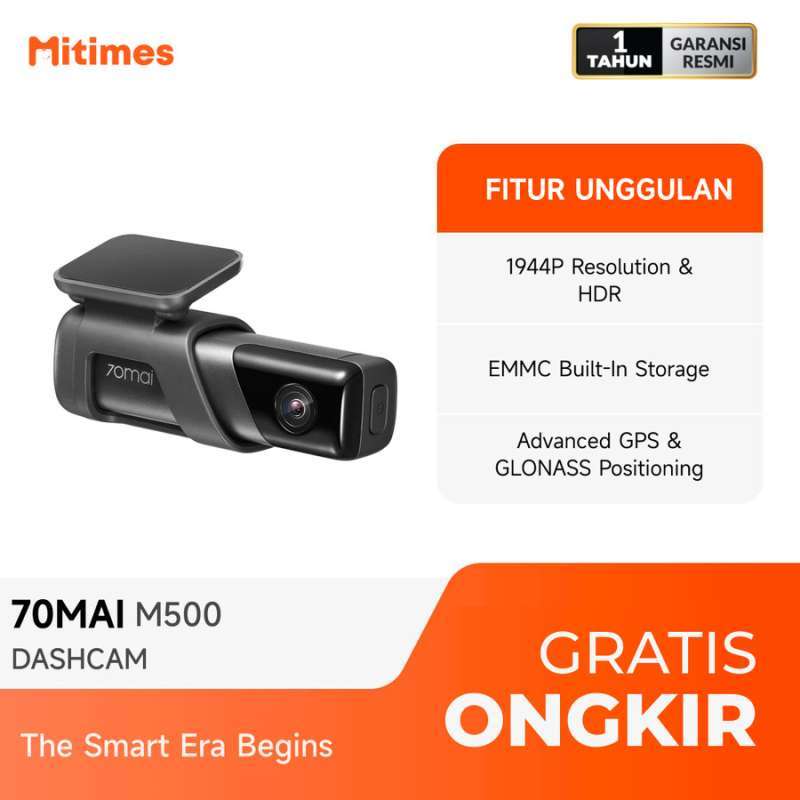Promo 70mai Dash Cam M500 1944P Built-in 64G FOV 170 ADAS Voice Co ...