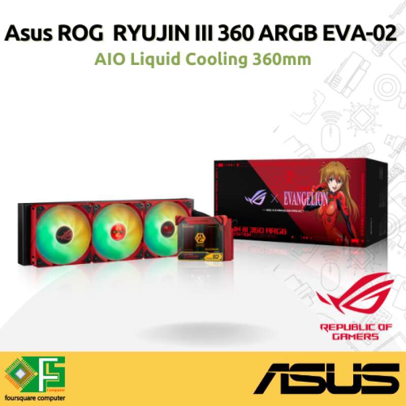 Jual Asus Rog Ryujin Iii 360 Argb Eva-02 Edition | Aio Water Cooling ...