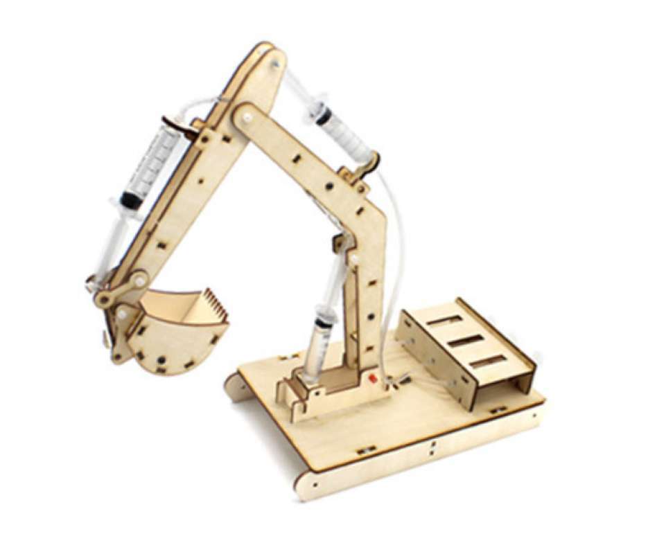 Promo DIY Rakit Crane Alat Peraga Fisika Hidrolik Aktivitas 3d Puzzle ...