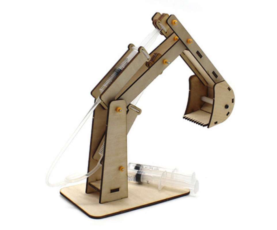 Promo DIY Rakit Crane Alat Peraga Fisika Hidrolik Aktivitas 3d Puzzle ...