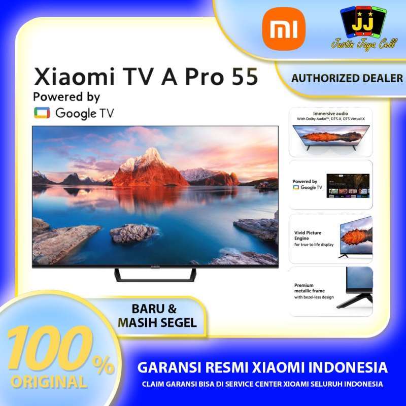 Jual XIAOMI MI TV A PRO 55 INCH (GOOGLE TV) DIGITAL ANDROID SMART TV