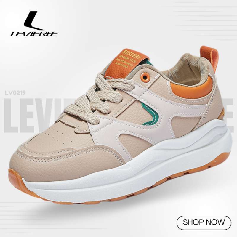 LV0219 Sepatu Sneakers Kets Wanita Sport Shoes Kasual Kombinasi