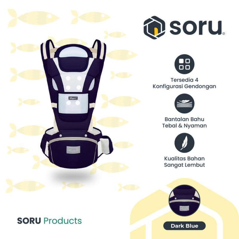 Promo AIXINTU Gendongan Bayi Hip Seat Baby Carrier Premium 4 in 1